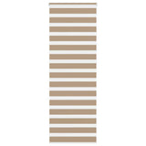 VidaXL zebragardin 90x230 cm stofbredde 85,9 cm polyester sandbrun