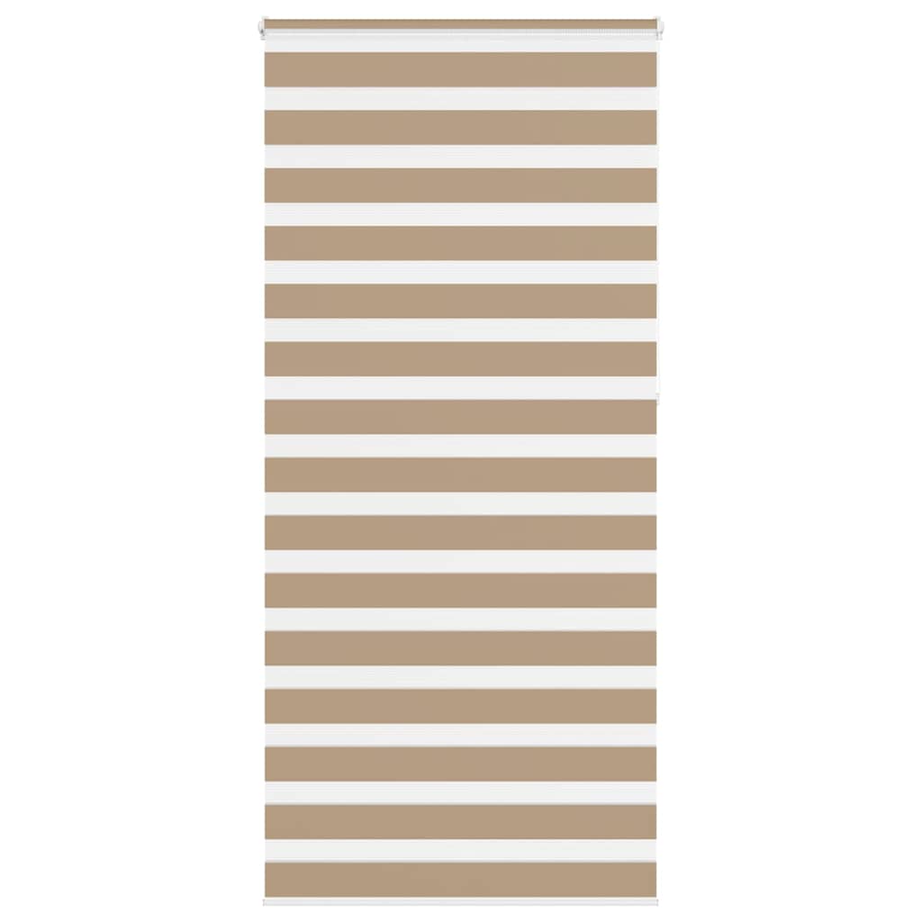 VidaXL zebragardin 100x230 cm stofbredde 95,9 cm polyester sandbrun
