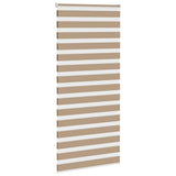 VidaXL zebragardin 100x230 cm stofbredde 95,9 cm polyester sandbrun