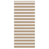 VidaXL zebragardin 105x230 cm stofbredde 100,9 cm polyester sandbrun