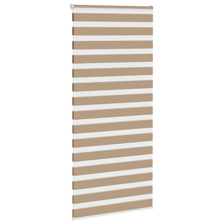 VidaXL zebragardin 110x230 cm stofbredde 105,9 cm polyester sandbrun