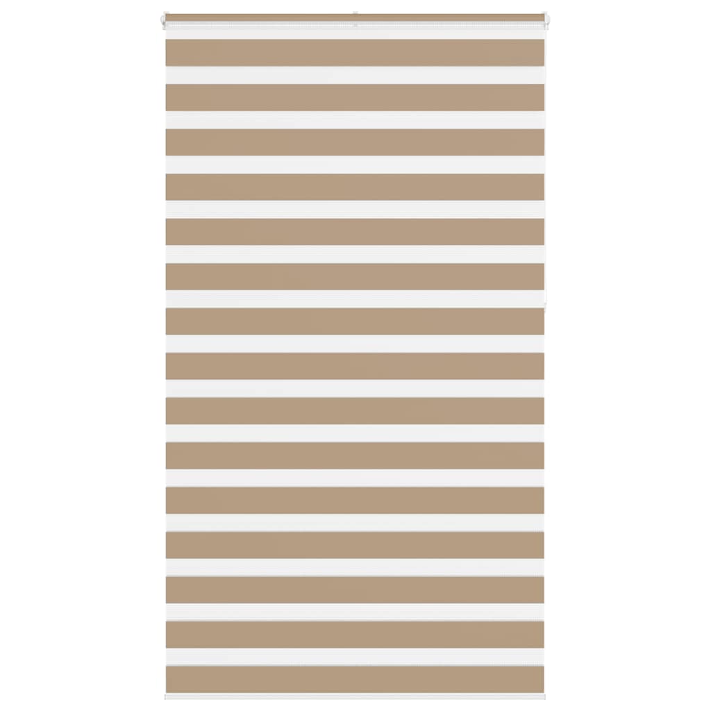 VidaXL zebragardin 120x230 cm stofbredde 115,9 cm polyester sandbrun