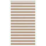 VidaXL zebragardin 120x230 cm stofbredde 115,9 cm polyester sandbrun