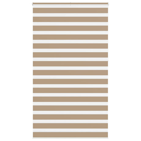 VidaXL zebragardin 120x230 cm stofbredde 115,9 cm polyester sandbrun