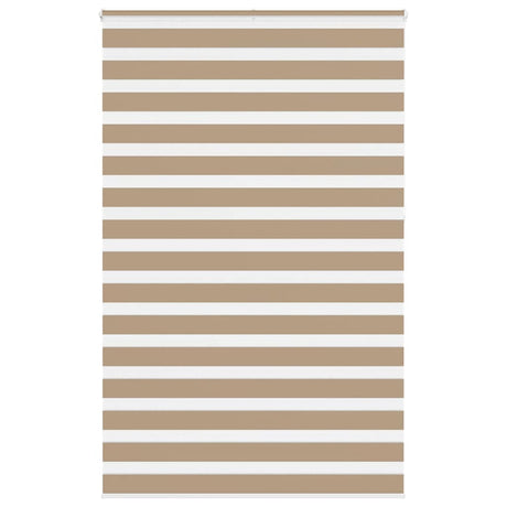 VidaXL zebragardin 150x230 cm stofbredde 145,9 cm polyester sandbrun