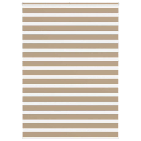 VidaXL zebragardin 155x230 cm stofbredde 150,9 cm polyester sandbrun