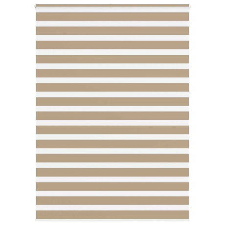 VidaXL zebragardin 165x230 cm stofbredde 160,9 cm polyester sandbrun