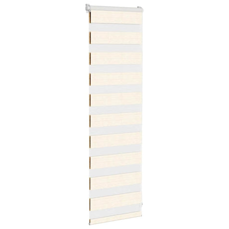 VidaXL zebra rullegardin 40x100 cm stof bredde 35,9 cm marmor beige