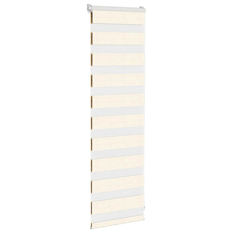 VidaXL zebra rullegardin 45x100 cm stof bredde 40,9 cm marmor beige
