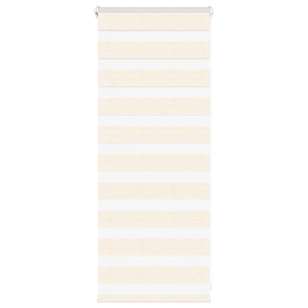 VidaXL zebra rullegardin 55x100 cm stof bredde 50,9 cm marmor beige