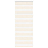 VidaXL zebra rullegardin 55x100 cm stof bredde 50,9 cm marmor beige