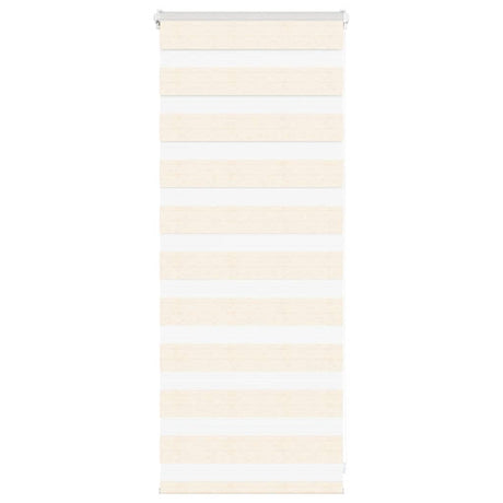 VidaXL zebra rullegardin 55x100 cm stof bredde 50,9 cm marmor beige