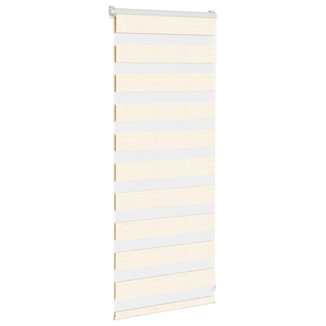 VidaXL zebra rullegardin 55x100 cm stof bredde 50,9 cm marmor beige