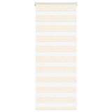 Vidaxx zebra rullegardin 65x100 cm stofbredde 60,9 cm marmor beige