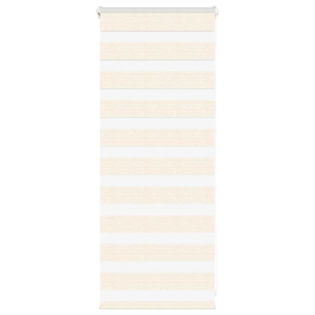 Vidaxx zebra rullegardin 65x100 cm stofbredde 60,9 cm marmor beige