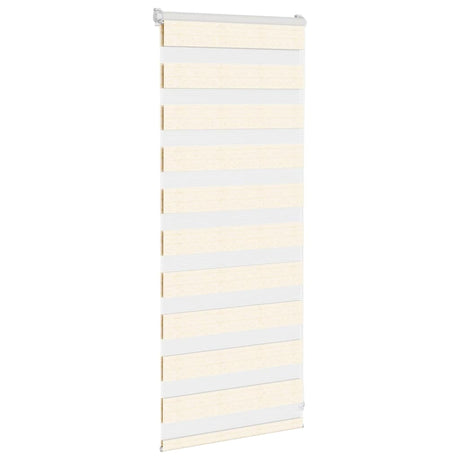 Vidaxx zebra rullegardin 65x100 cm stofbredde 60,9 cm marmor beige