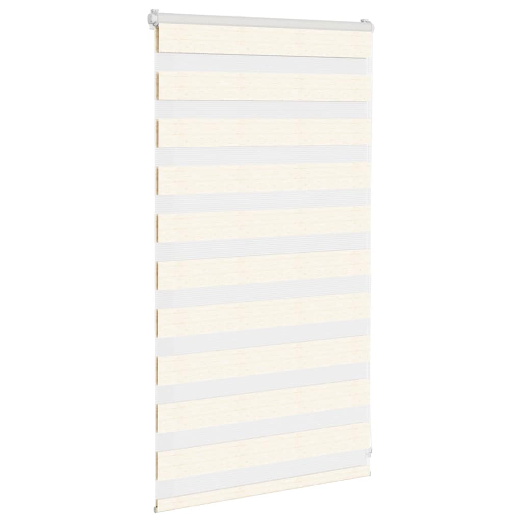 VidaXL zebra rullegardin 80x100 cm stof bredde 75,9 cm marmor beige