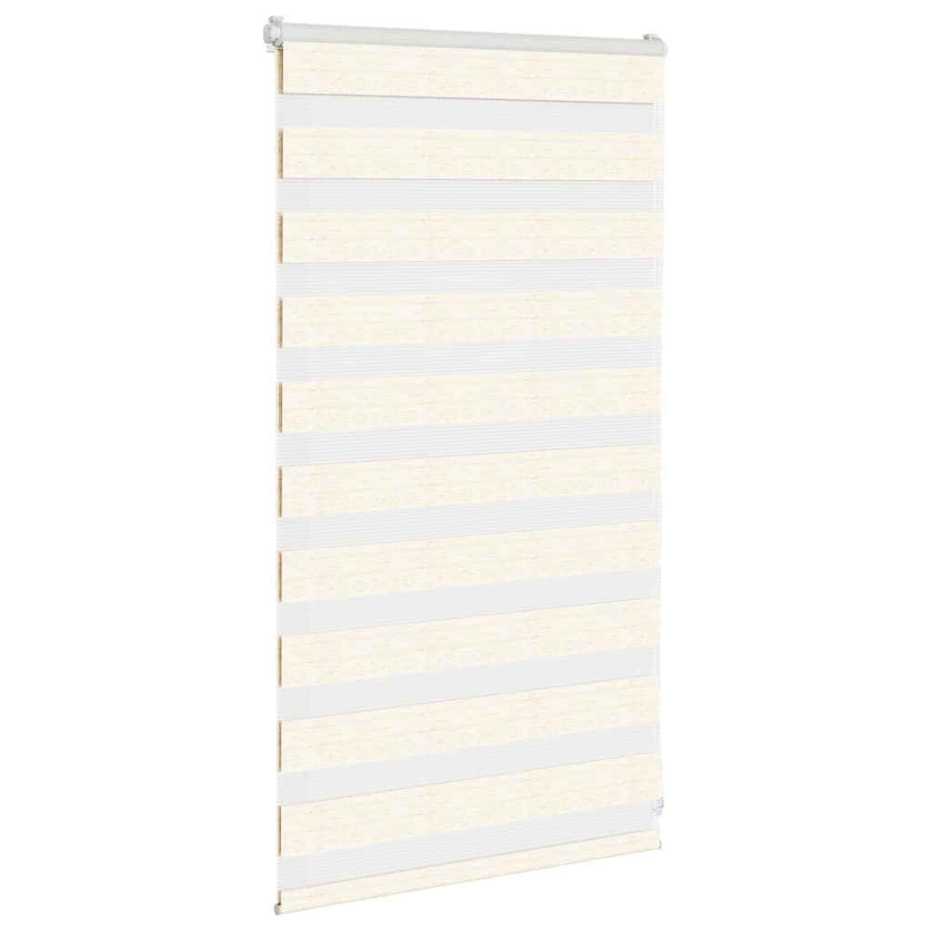 VidaXL zebra rullegardin 90x100 cm stof bredde 85,9 cm marmor beige