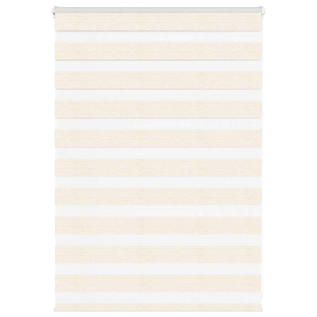VidaXL zebra rullegardin 110x100 cm stof bredde 105,9 cm marmor beige