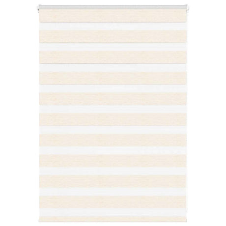 VidaXL zebra rullegardin 110x100 cm stof bredde 105,9 cm marmor beige