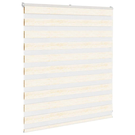 Vidaxx zebra rullegardin 120x100 cm stof bredde 115,9 cm marmor beige