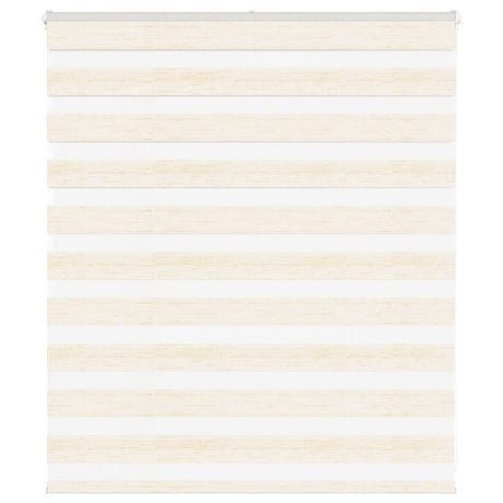 VidaXL zebra rullegardin 125x100 cm stof bredde 120,9 cm marmor beige