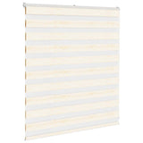 VidaXL zebra rullegardin 125x100 cm stof bredde 120,9 cm marmor beige