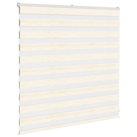 Vidaxx zebra rullegardin 145x100 cm stofbredde 140,9 cm marmor beige