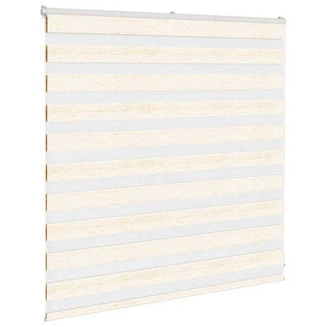 Vidaxx zebra rullegardin 150x100 cm stof bredde 145,9 cm marmor beige