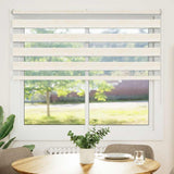 Vidaxx zebra rullegardin 160x100 cm stof bredde 155,9 cm marmor beige