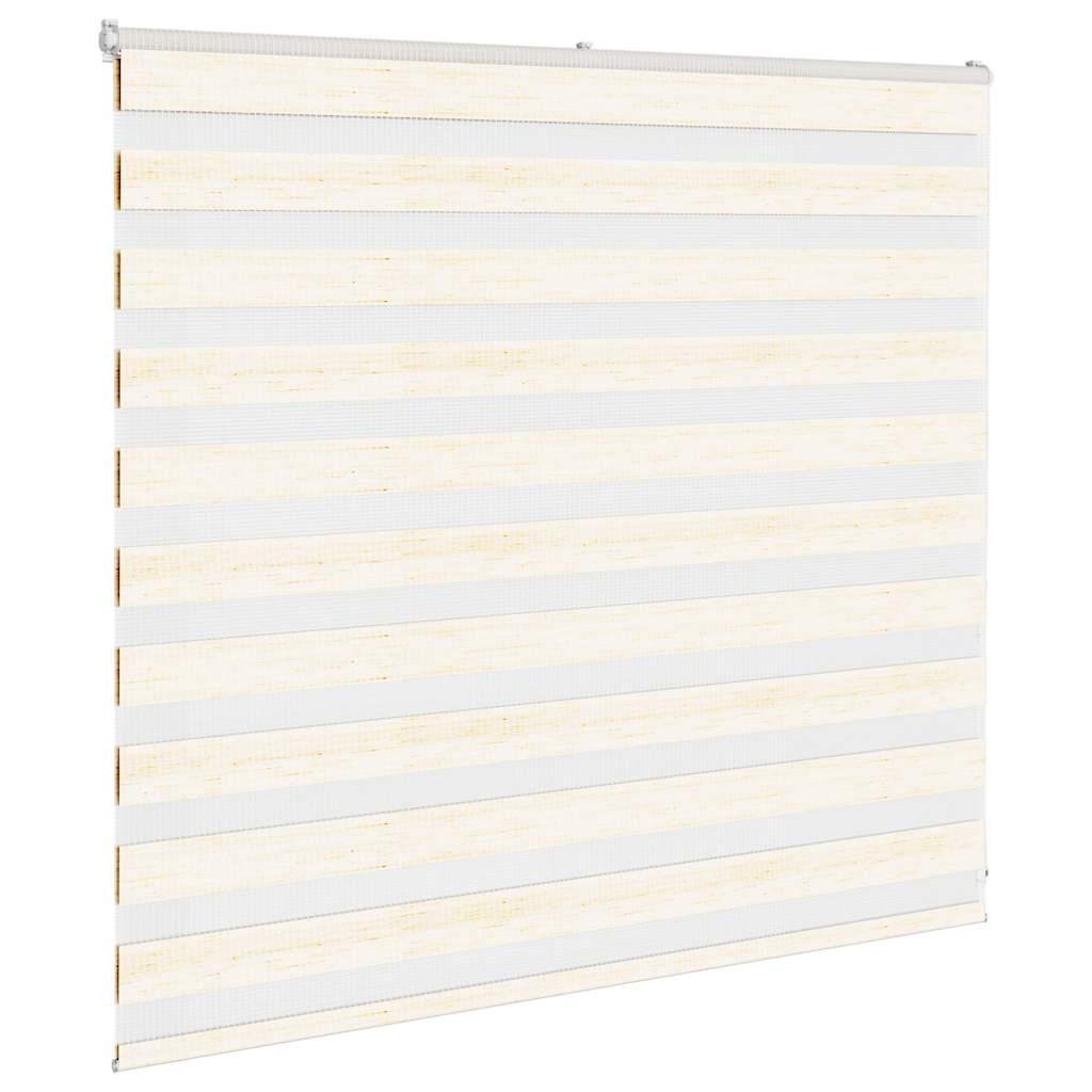 Vidaxx zebra rullegardin 160x100 cm stof bredde 155,9 cm marmor beige