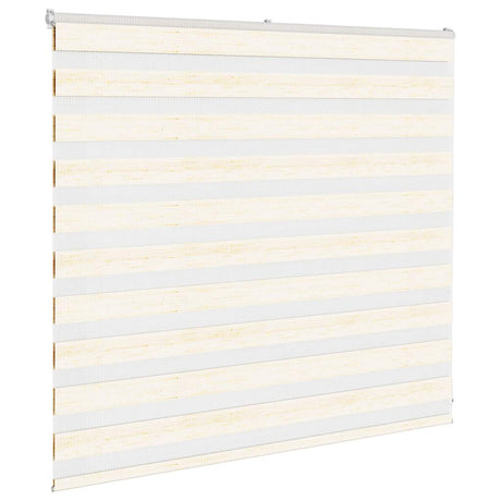Vidaxx zebra rullegardin 160x100 cm stof bredde 155,9 cm marmor beige