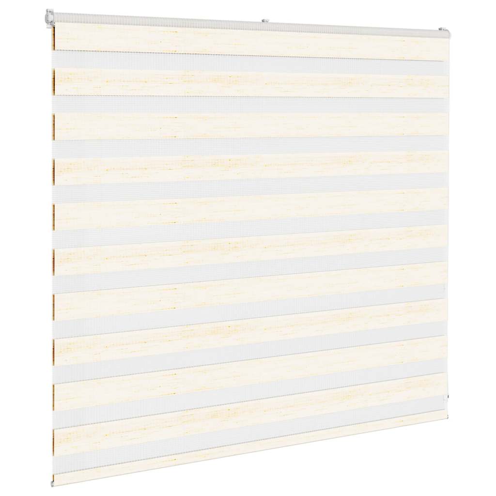 Vidaxx zebra rullegardin 165x100 cm stof bredde 160,9 cm marmor beige