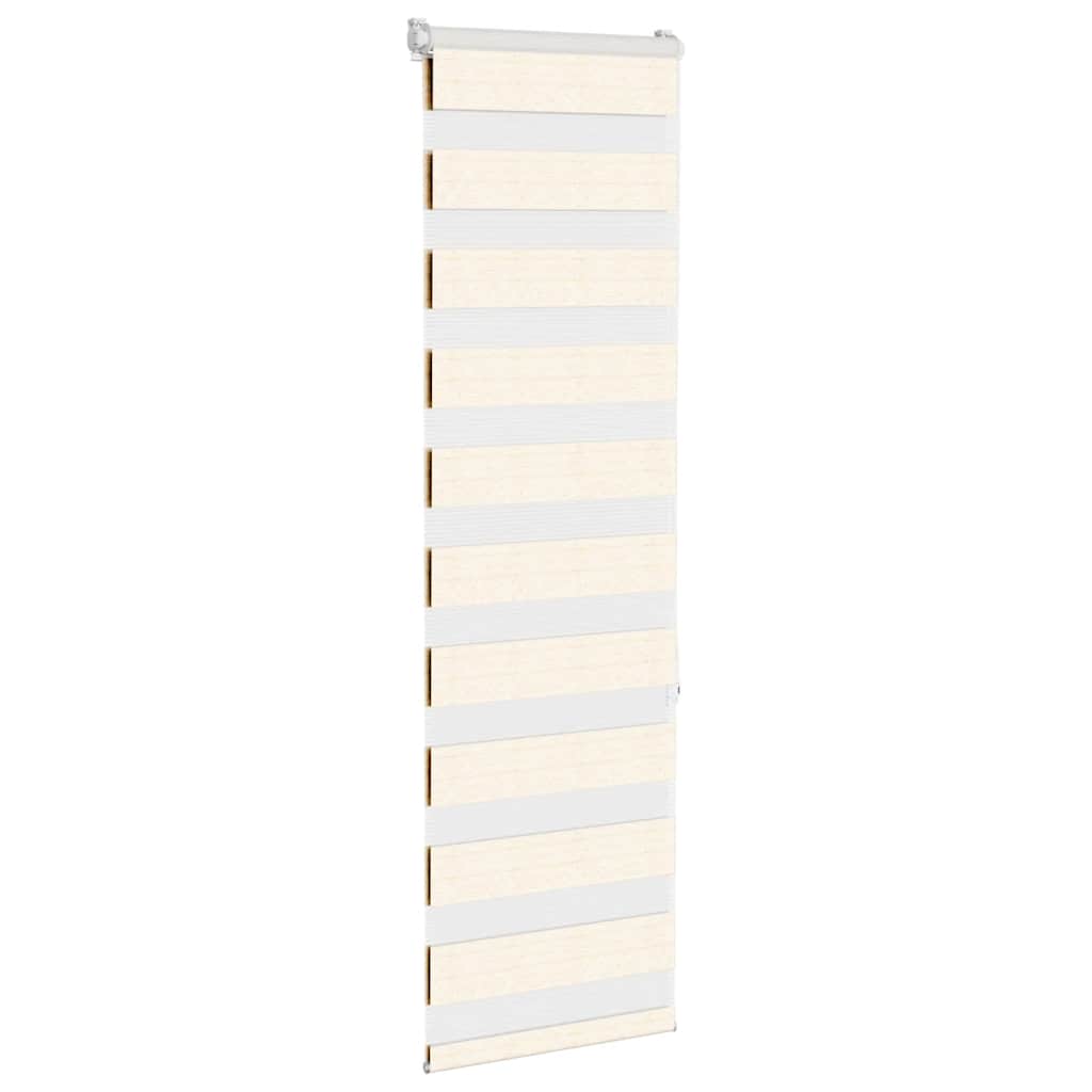VidaXL zebragardin 40x150 cm stofbredde 35,9 cm polyester marmor beige