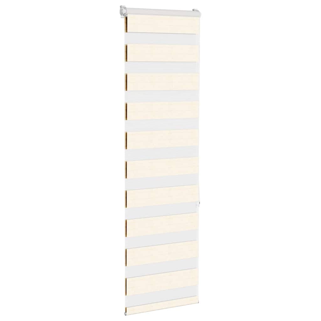VidaXL zebragardin 50x150 cm stofbredde 55,9 cm polyester marmor beige