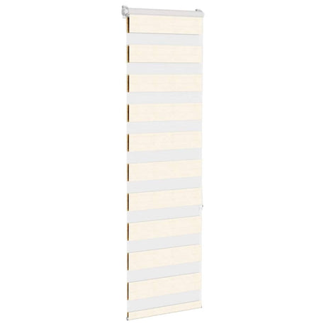 VidaXL zebragardin 50x150 cm stofbredde 55,9 cm polyester marmor beige