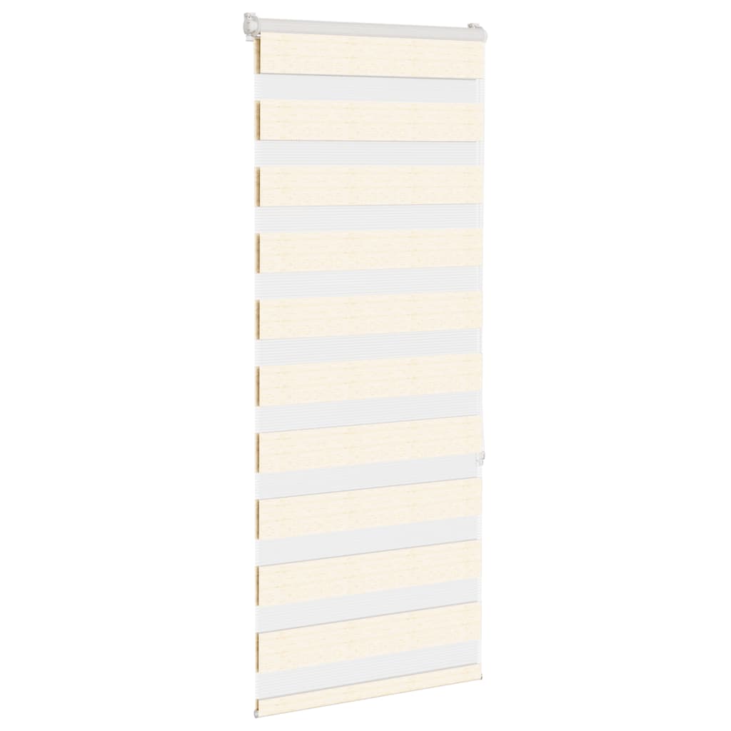 VidaXL zebragardin 55x150 cm stofbredde 50,9 cm polyester marmor beige