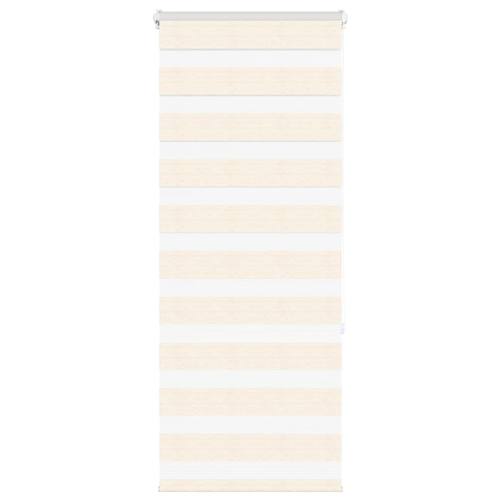 Vidaxx zebra rullegardin 65x150 cm stofbredde 60,9 cm marmorbeige