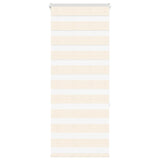 Vidaxx zebra rullegardin 65x150 cm stofbredde 60,9 cm marmorbeige
