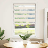 Vidaxx zebra rullegardin 85x150 cm stofbredde 80,9 cm marmor beige