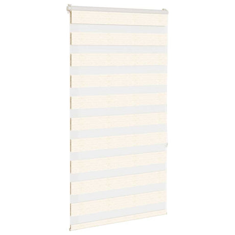 Vidaxx zebra rullegardin 85x150 cm stofbredde 80,9 cm marmor beige