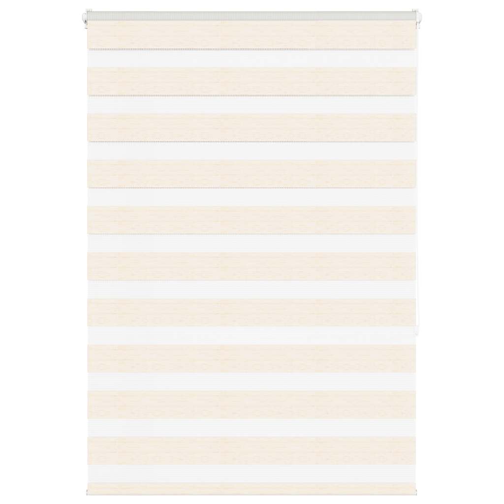 VidaXL zebra rullegardin 110x150 cm stof bredde 105,9 cm marmor beige