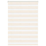 VidaXL zebra rullegardin 110x150 cm stof bredde 105,9 cm marmor beige