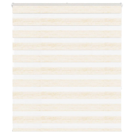 Vidaxx zebra rullegardin 120x150 cm stofbredde 115,9 cm marmor beige