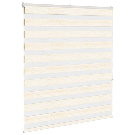 Vidaxx zebra rullegardin 120x150 cm stofbredde 115,9 cm marmor beige