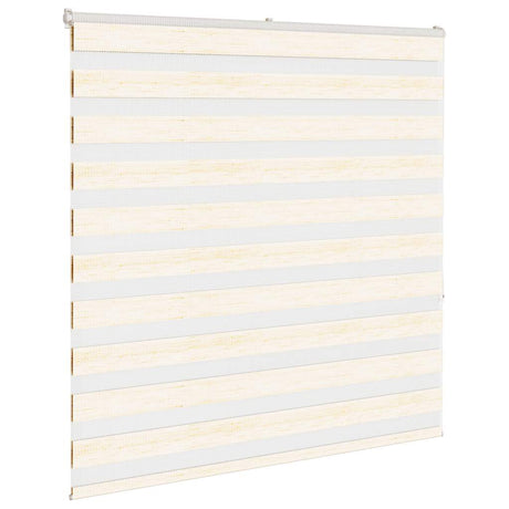 VidaXL zebra rullegardin 140x150 cm stof bredde 135,9 cm marmor beige