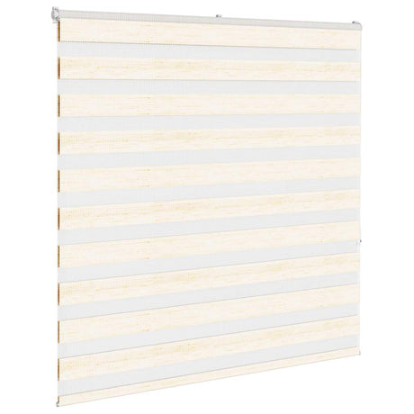VidaXL zebragardin 145x150cm stofbredde 140,9cm polyester marmor beige