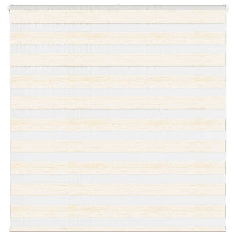 VidaXL zebra rullegardin 150x150 cm stof bredde 145,9 cm marmor beige