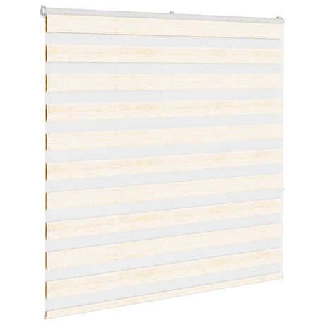 VidaXL zebra rullegardin 150x150 cm stof bredde 145,9 cm marmor beige
