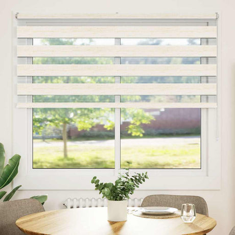 VidaXL zebra rullegardin 155x150 cm stof bredde 150,9 cm marmor beige